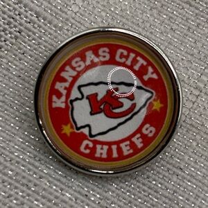 🏈Kansas City Chiefs Snap Button Charm